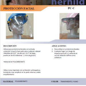 PROTECCIÓN FACIAL - Imagen 3