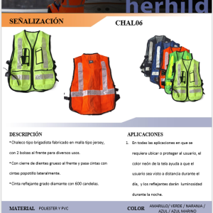 CHALECO DE MALLA TIPO BRIGADISTA - Image 3